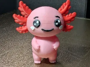 Kawaii Cute Standing Axolotl Figure