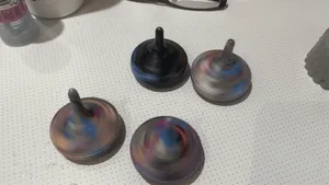 Spinning top mold from poop or fail model