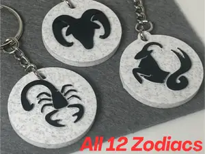 Zodiac NFC Keychains