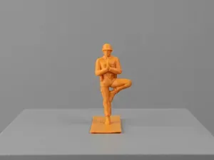 yogapose treepose soldat