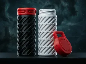 Twist Tube - Personal storage container - 2 Lids