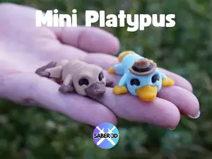 Mini Articulated Platypus (and Perry the Platypus)