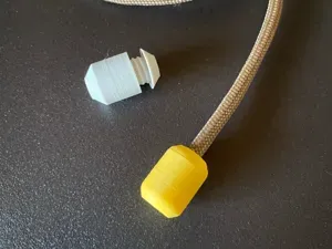 Paracord 4mm end caps system