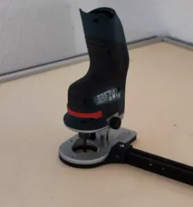 Adapterplate for a Circle-Jig - Bosch GKF 12V-8