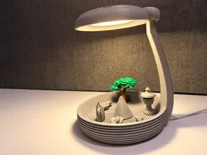 TSUKIKAGE - Zen Garden Lamp | LED Lamp Kit-001
