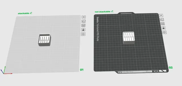 Gridfinity CR1616 battery holder with magnet — Фото 2 из 2