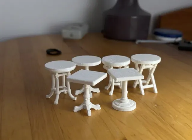 1:12 Scale Dollhouse Bistro Table Set — Фото 2 из 2