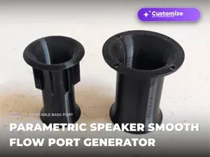 Parametric Speaker Smooth Flow Port Generator