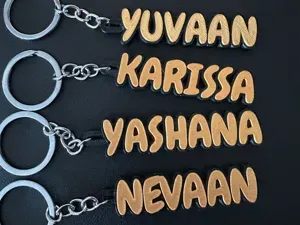Keychain with name