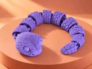 Cute Flexi Snake – Articulated Fidget Toy
