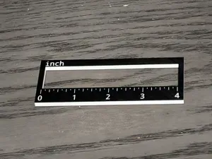 4" / 10cm Compact Knitting & Crochet Gauge Ruler
