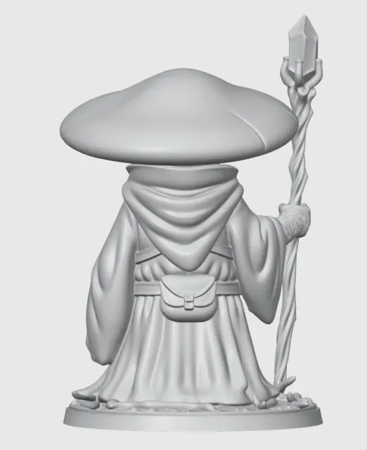 Myconid Wizard D&D Miniature (45mm) — Фото 12 из 12