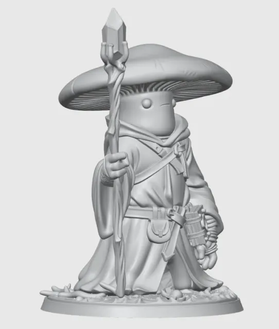 Myconid Wizard D&D Miniature (45mm) — Фото 9 из 12