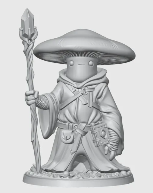 Myconid Wizard D&D Miniature (45mm) — Фото 8 из 12