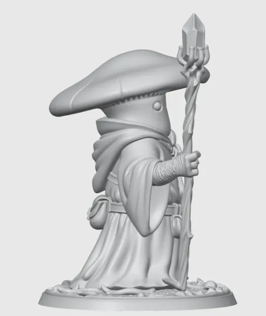 Myconid Wizard D&D Miniature (45mm) — Фото 10 из 12