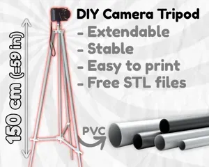 Large Foldable Camera Tripod