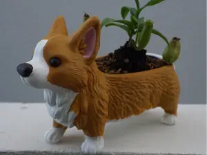 Corgi Planter – Cute Dog Plant Pot