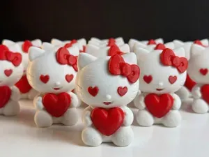 Hello Kitty in love for Valentine's day