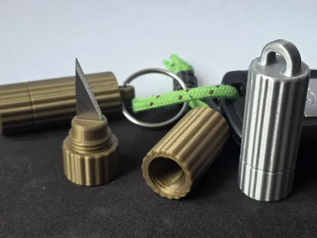 EDC Keychain Box Cutter – Fits X-Acto Blades — Фото 2 из 6