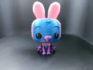 Easter Bunny Stitch Fanart Funko Pop Style