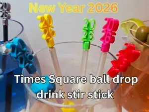 NEW YEAR 2026 TIMES SQUARE BALL DROP DRINK MIXER