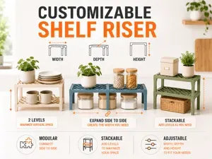 Shelf Riser - Customizable & Modular