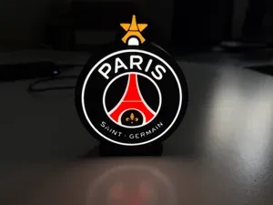 PSG Light Box LedLamp Paris Saint-Germain lightbox