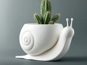 Snail Pot & Vase – Unique Home Decoration