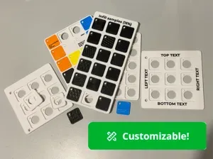 Ultimate customizable swatches holder generator