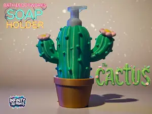 MULTIPART-THE CACTUS-BATH & BODYWORKS SOAP HOLDER