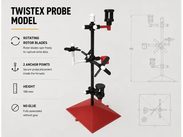 Twistex Probe model / spinning rotor blades