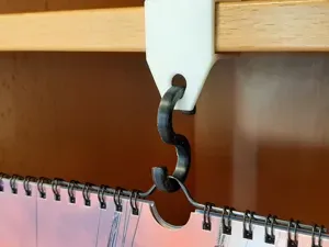 Hook for shelf mount / Haken für Regalbrett