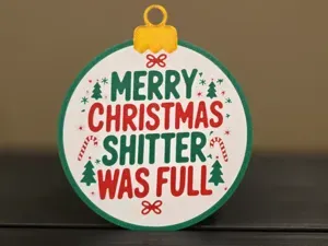 Christmas Vacation ($^!tter was Full) Ornament