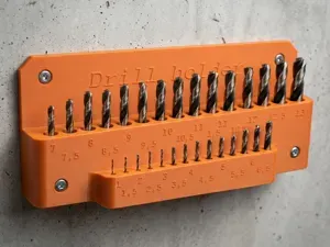 Wall Mounted Drill Bit Organizer 1-13mm