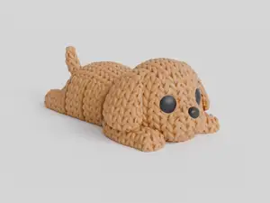 Knitted Articulated Dog