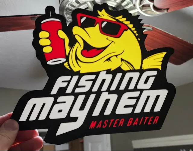 Fishing Mayhem - LED Lightbox