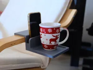 Tablet armrest tray for IKEA POÄNG / PELLO chair