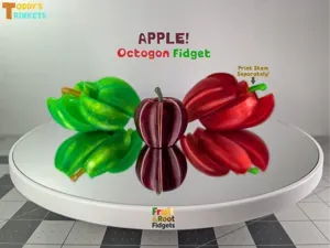 APPLE! Octagon (Fruit & Root Fidgets by Toddy)