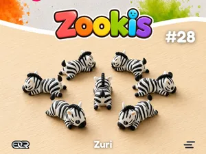 Zookis - Zuri (cebra) #28