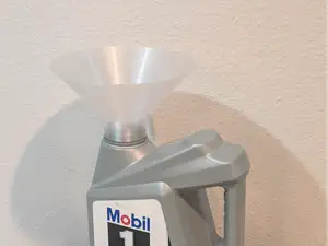 Mobil1 Oil Funnel With Integrated Air Vent