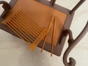 用于手工制作的1:6比例的折扇扇骨
