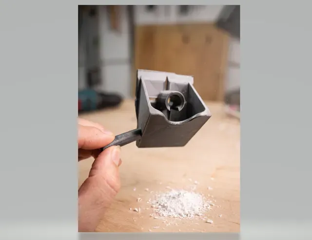 No-Spill Drill Dust Collector with Angled Handle — Image 5 of 6