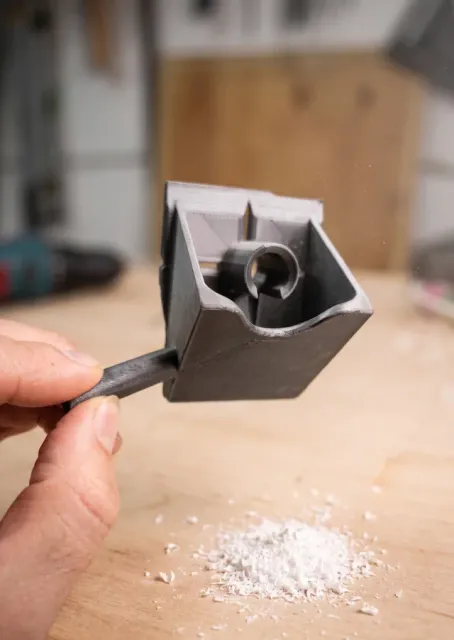 No-Spill Drill Dust Collector with Angled Handle — Image 4 of 6