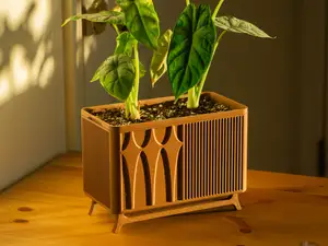 Brasilia Planter, Mid-Century Modern Plant Pot