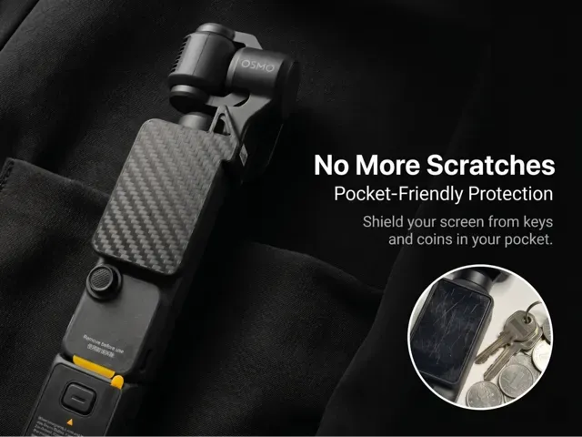 [首发适配] DJI Pocket 4P/4 屏幕保护壳：超轻量设计 / 挂绳兼容 