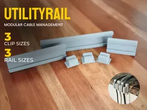 UtilityRail – Modular Cable Management System