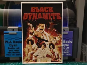Black Dynamite Movie Poster - Hueforge Art