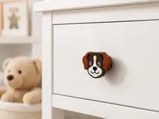 Cute Dog Cabinet Knob | Animal Drawer Handle