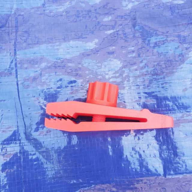 Heavy-Duty Tarp Clip with Tightening Knob — Image 3 of 3