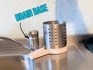 Drain Base for IKEA ORDNING Cutlery Drainer